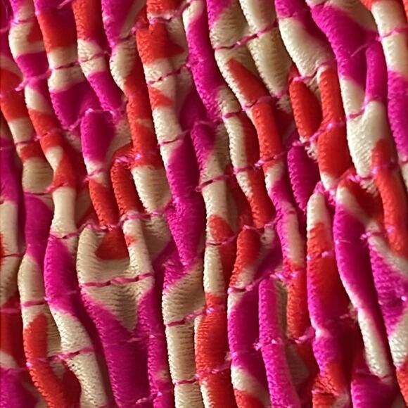 Tori Praver x Target Seafoam Textured 2-piece Swimsuit Geometric Pink Print NEW - Picture 8 of 13